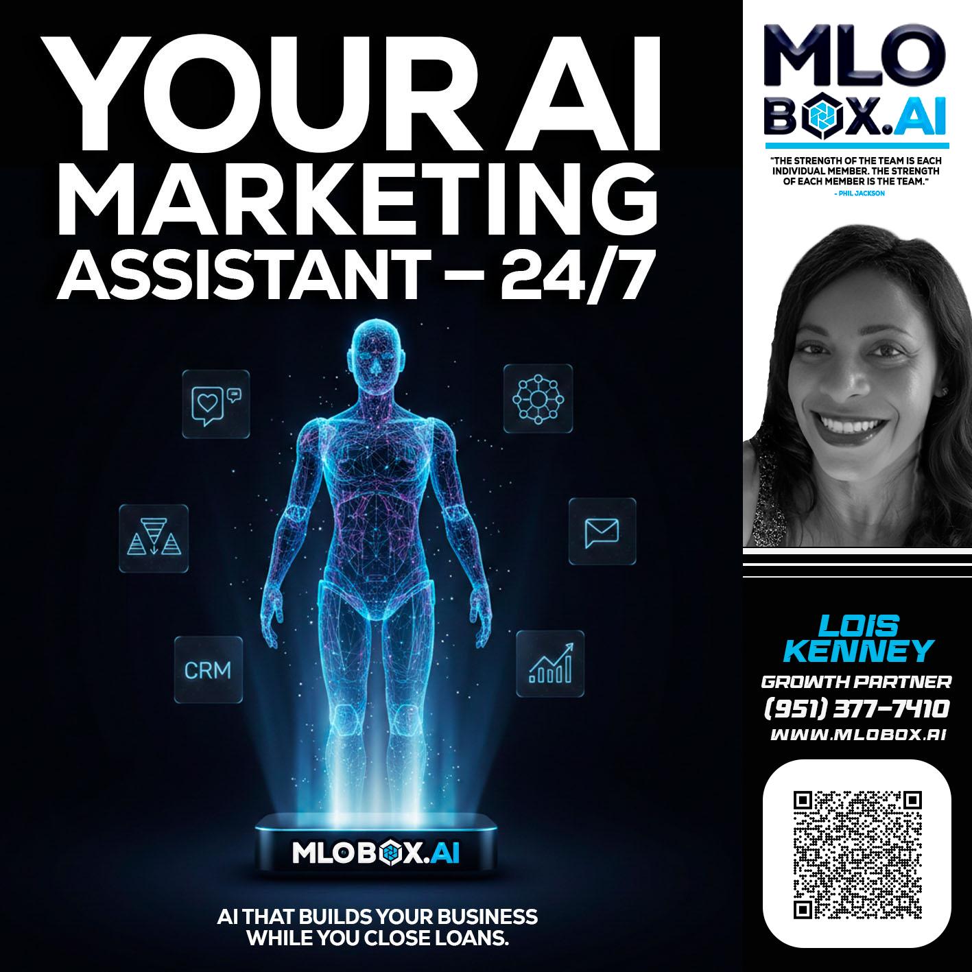 YOUR AI MARKETING - Lois Kenney -Mortgage Loan Officer